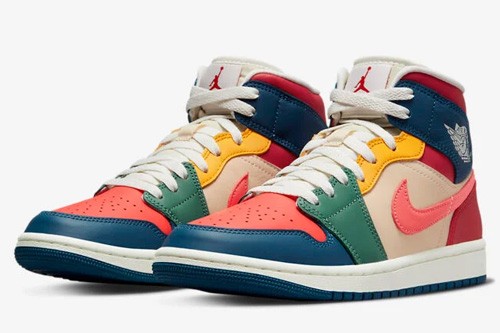 Air Jordan 1 Mid "Multi-Color" DN3738-400