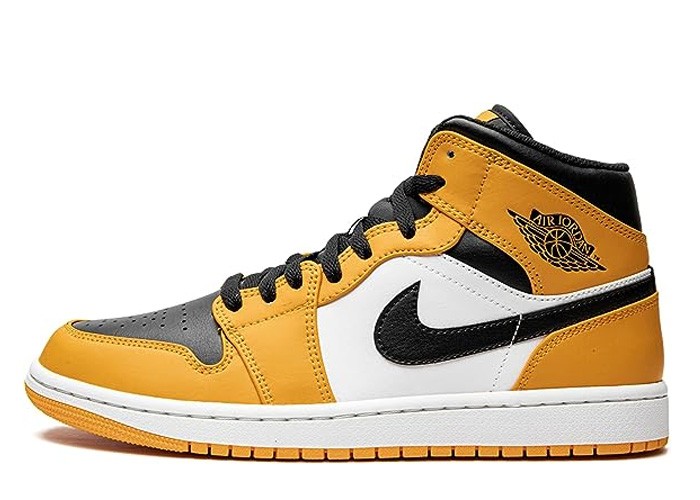 AIR JORDAN 1 MID 'REVERSE YELLOW TOE' - 554724 701