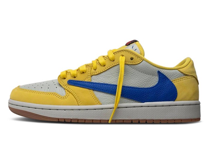 Travis Scott Air Jordan 1 Retro Low OG SP 'Canary' - DZ4137-700