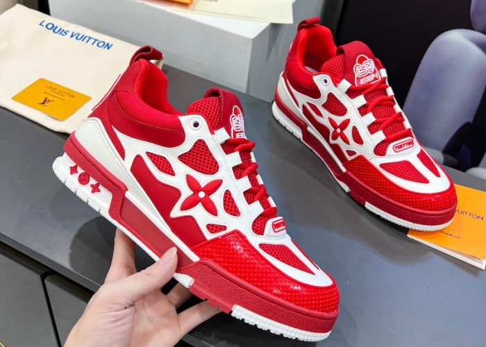 L***V Skate Sneaker Red