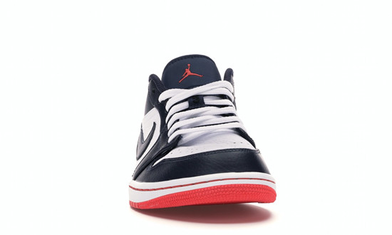 AIR JORDAN 1 LOW OBSIDIAN, EMBER GLOW & WHITE 553558 481