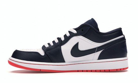 AIR JORDAN 1 LOW OBSIDIAN, EMBER GLOW & WHITE 553558 481